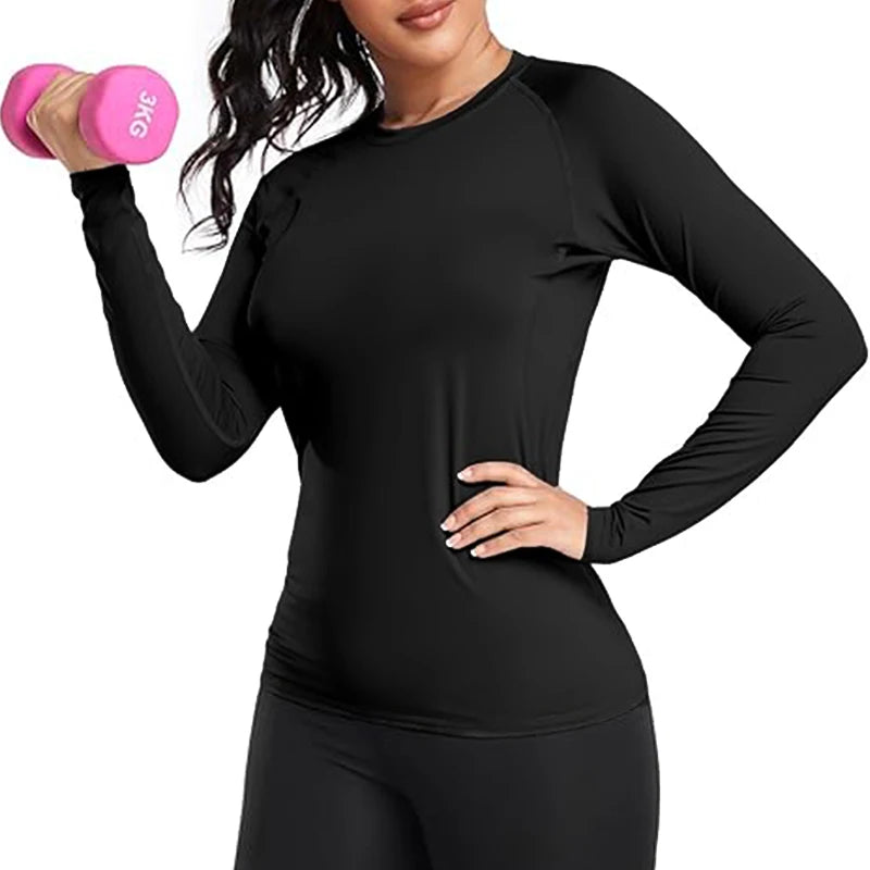 Women’s Long Sleeve Compression Workout Top