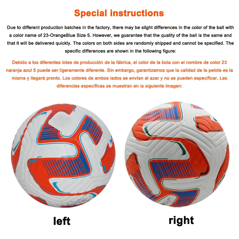 2025 Professional PU Soccer Ball – Size 4/5