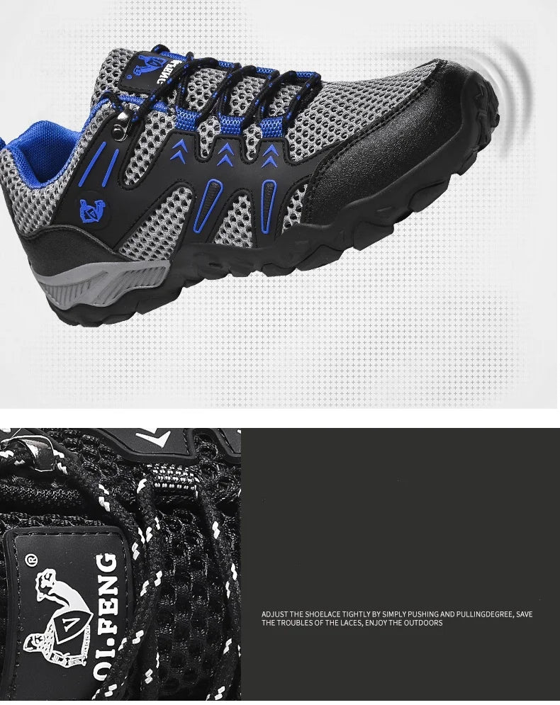 Plus-Size 47 Lightweight Mesh Outdoor Shoes