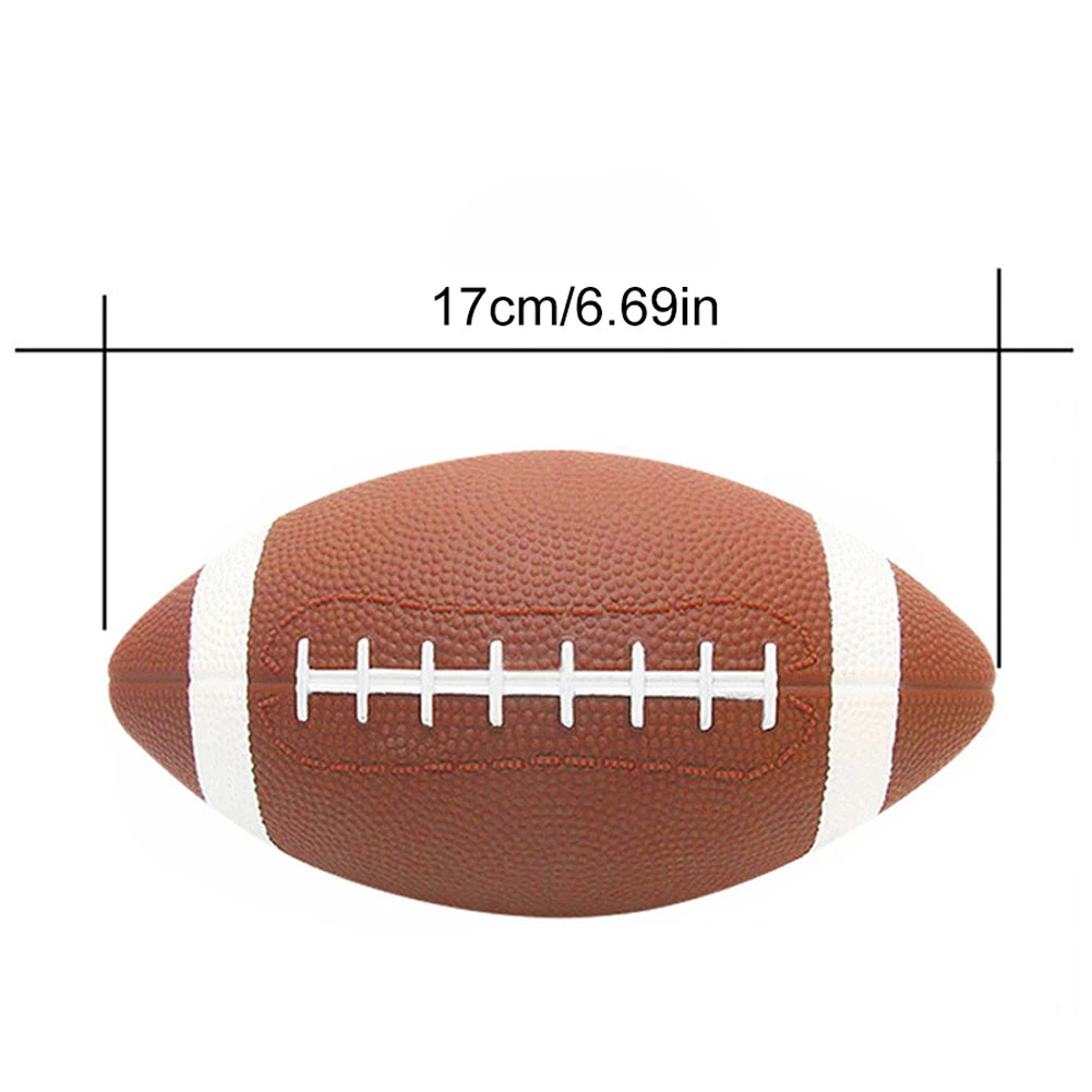 Youth Rugby Ball with Inflator – Anti-Slip