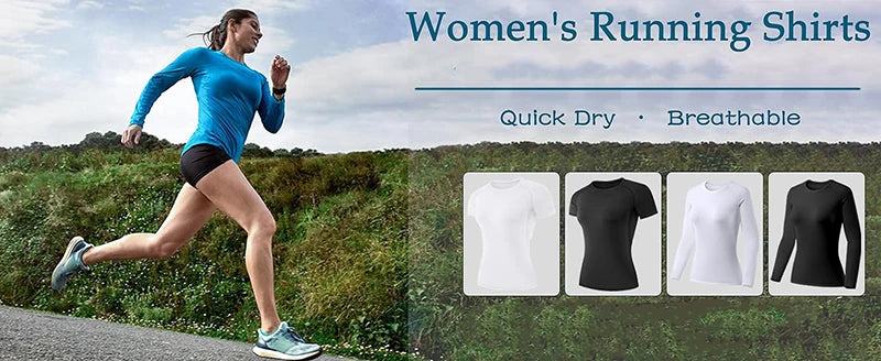 Women’s Long Sleeve Compression Workout Top