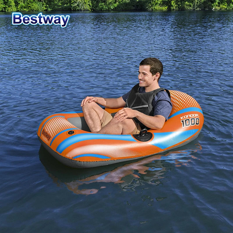 Bestway Heavy-Duty Inflatable Kayak – 1–3 Person