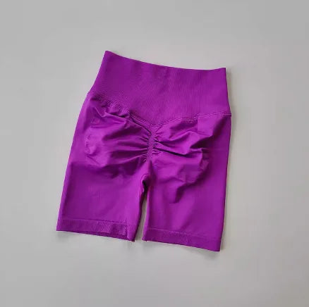 Women’s High Waist Yoga Shorts – Push Up & Quick Dry