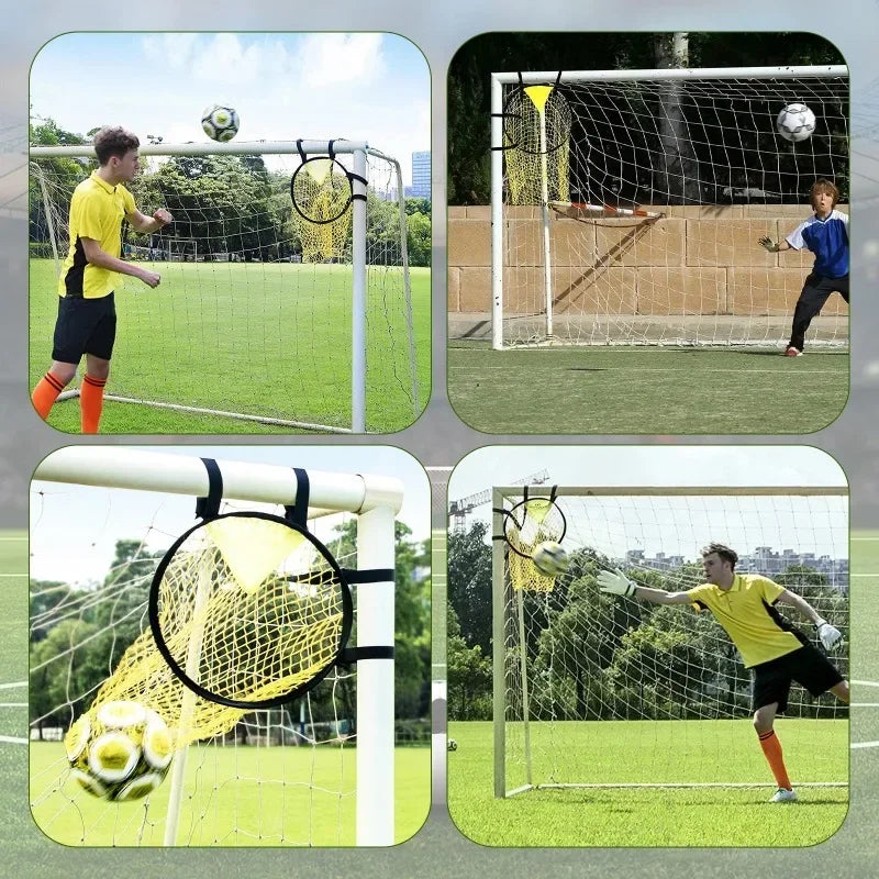 Foldable Football Training Target Net – 17x28in