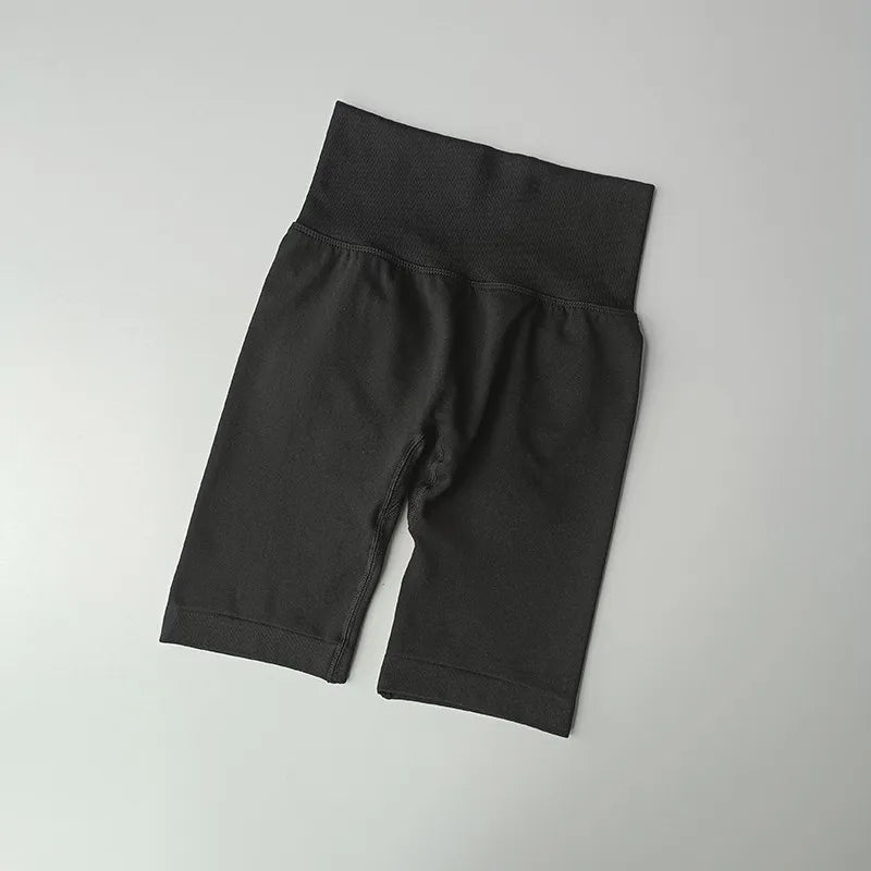 Women’s High Waist Yoga Shorts – Push Up & Quick Dry