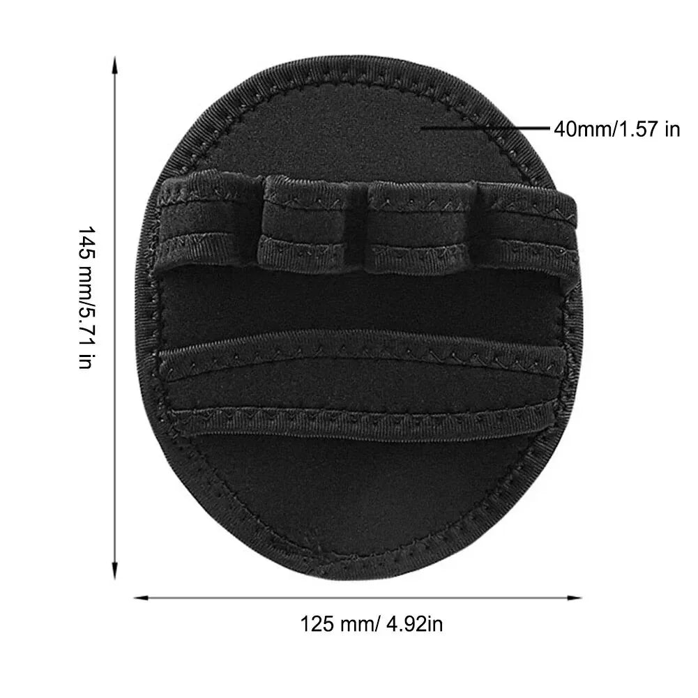 Powerlifting Leather Gym Gloves