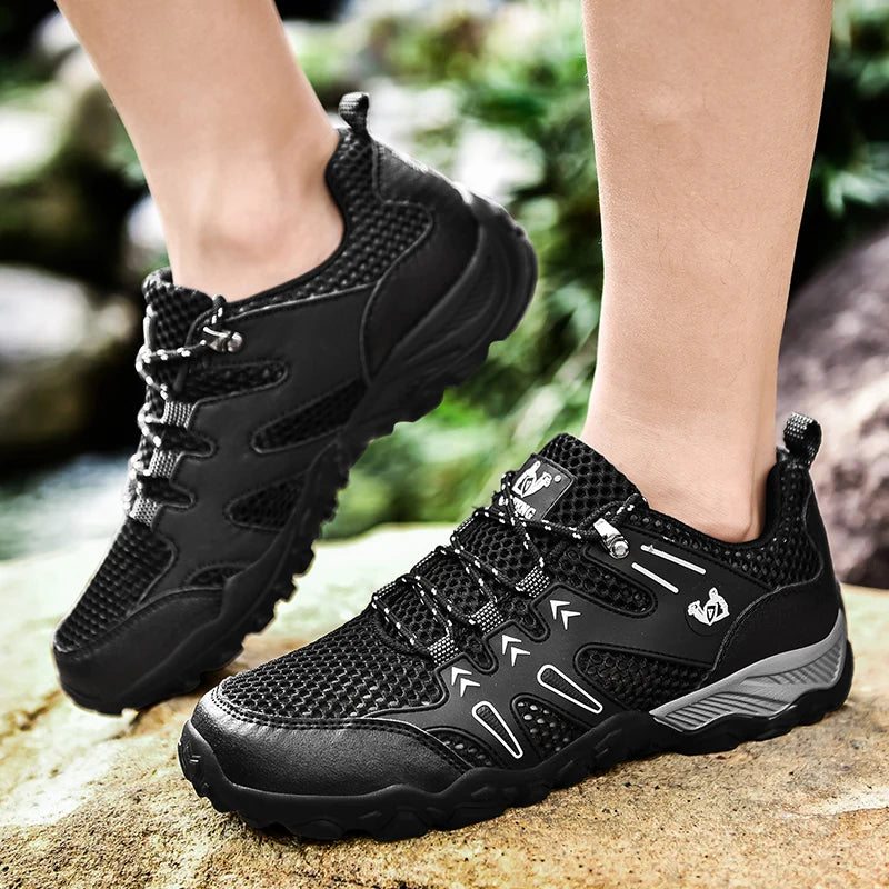 Plus-Size 47 Lightweight Mesh Outdoor Shoes