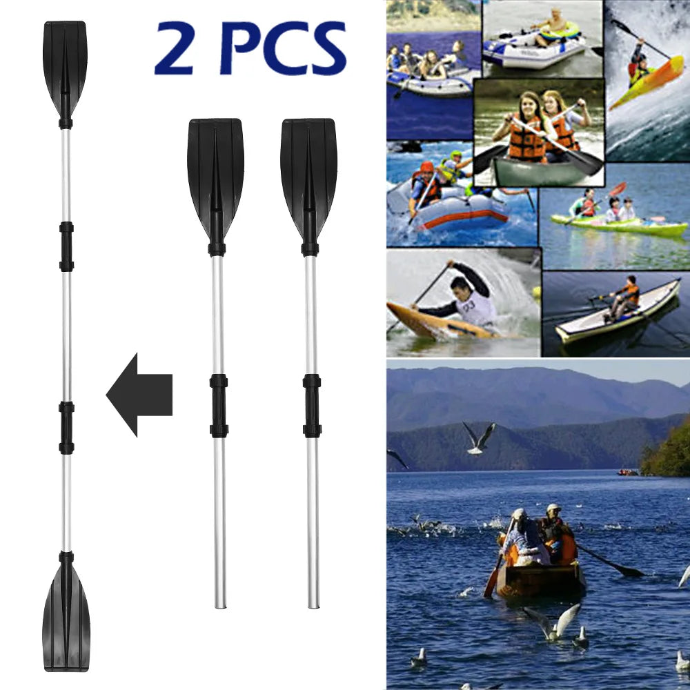 Aluminium Alloy Adjustable Kayak Paddles – 1 Pair