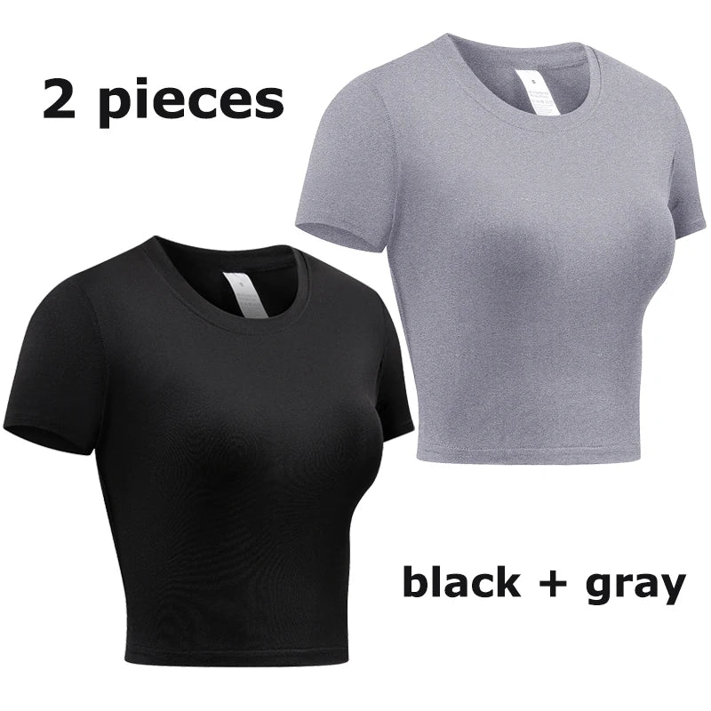 Women’s Short Sleeve Compression Workout T-Shirt