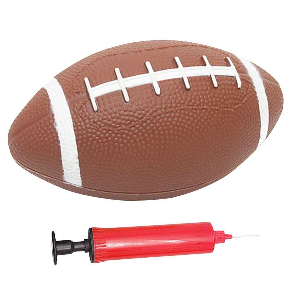 Youth Rugby Ball with Inflator – Anti-Slip