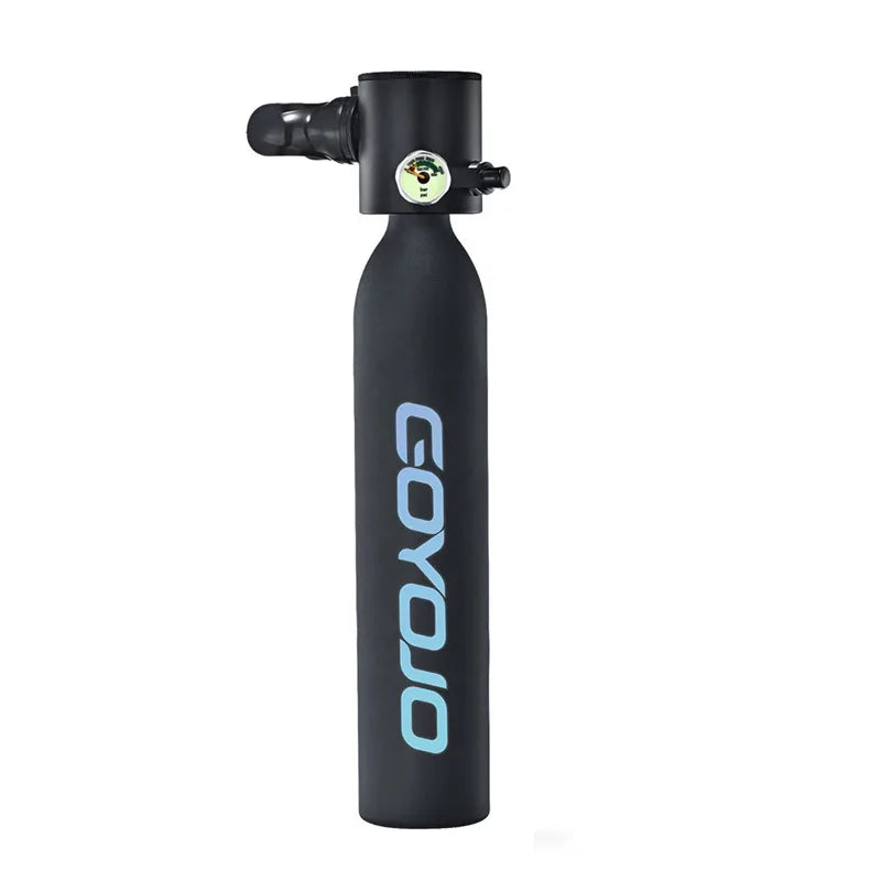 Mini Scuba Tank 0.5L Portable Diving Oxygen Cylinder for Spearfishing (5–10 Min)