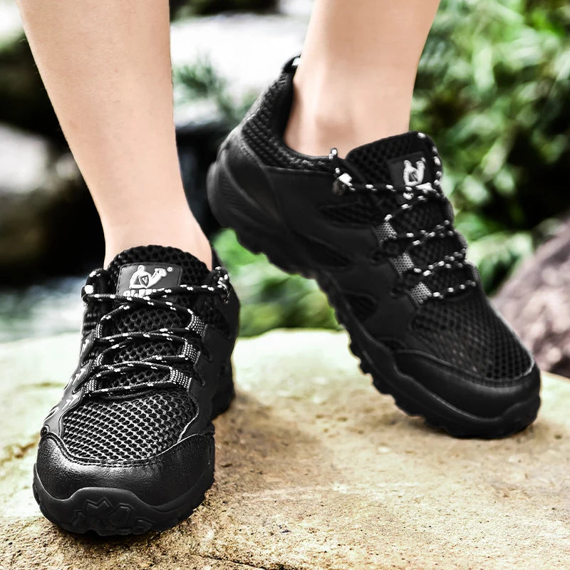 Plus-Size 47 Lightweight Mesh Outdoor Shoes