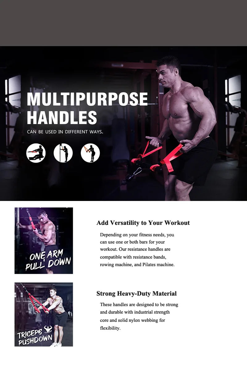 Triceps & Face Pull Rope Handles
