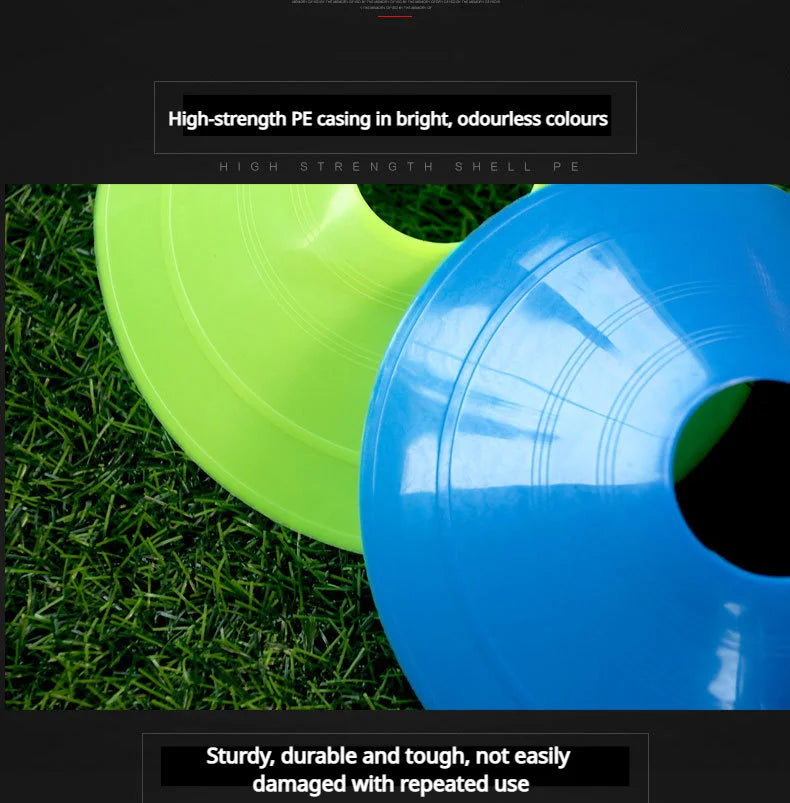 10Pcs Soccer Training Cones Set with Stand