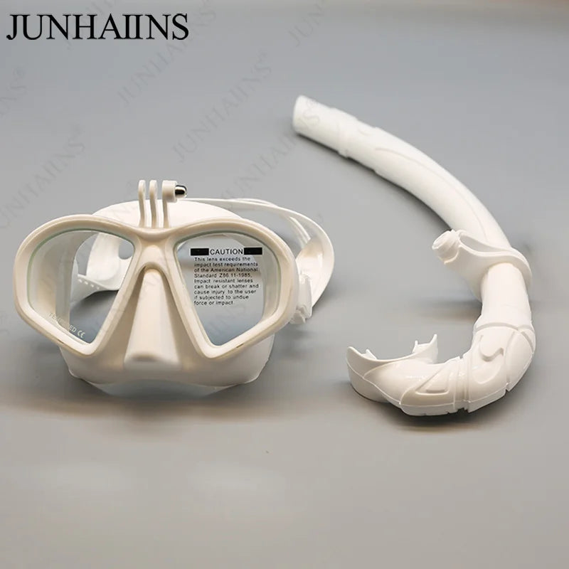 Low-Volume Freedive Mask with GoPro Mount – Black