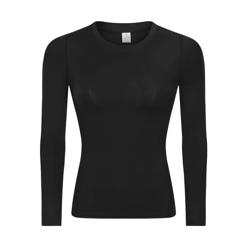 Women’s Long Sleeve Compression Workout Top