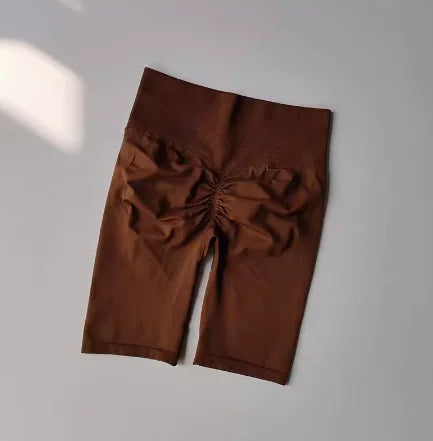 Women’s High Waist Yoga Shorts – Push Up & Quick Dry