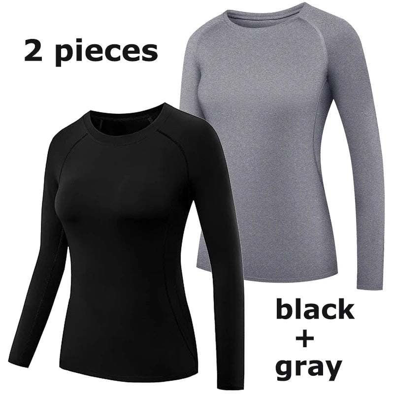Women’s Long Sleeve Compression Workout Top