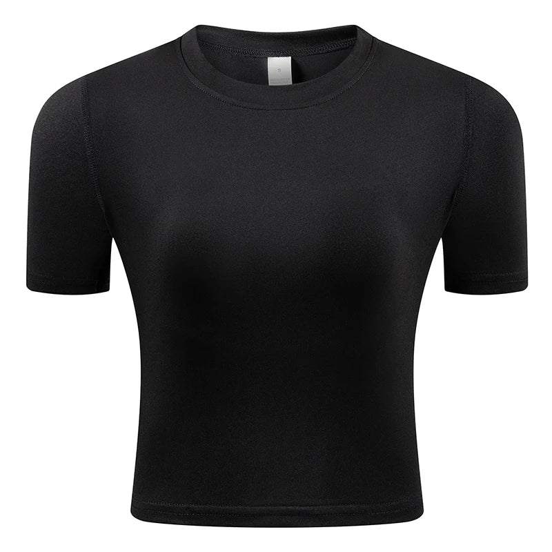 Women’s Short Sleeve Compression Workout T-Shirt