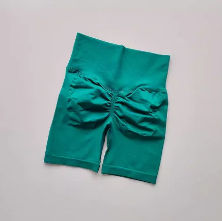 Women’s High Waist Yoga Shorts – Push Up & Quick Dry