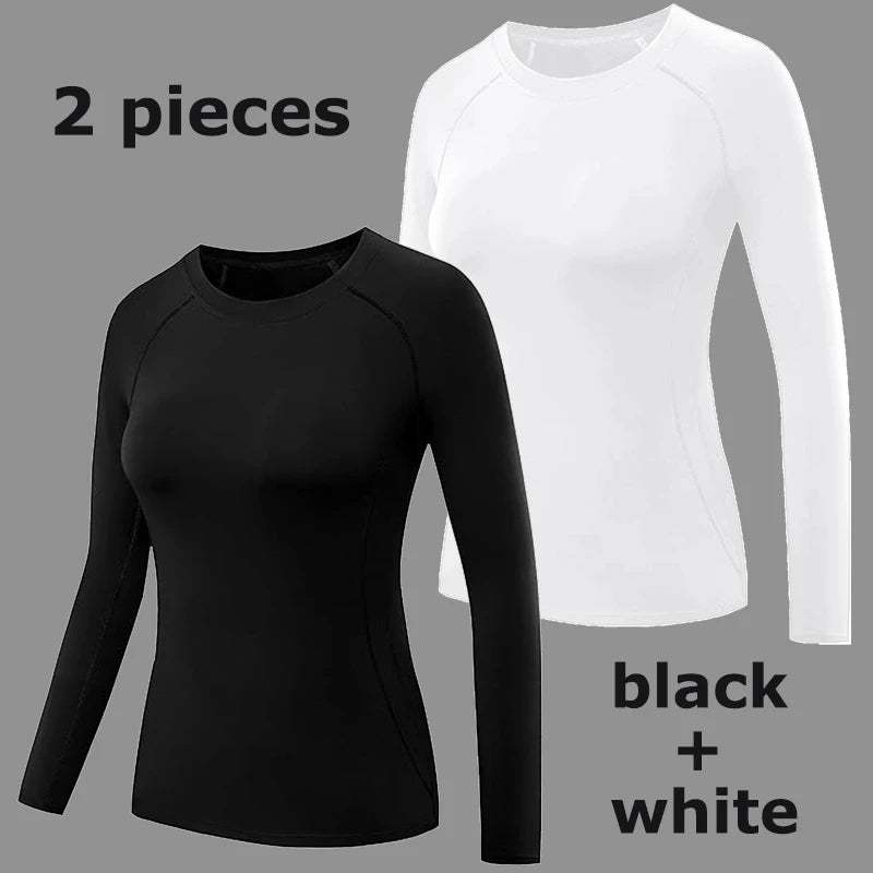 Women’s Long Sleeve Compression Workout Top