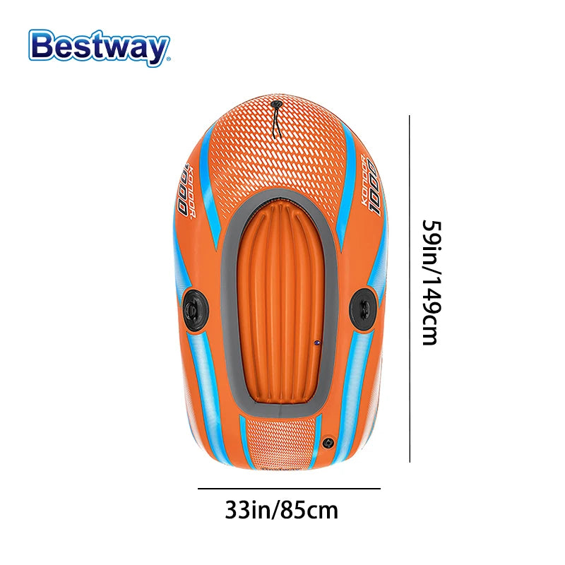 Bestway Heavy-Duty Inflatable Kayak – 1–3 Person