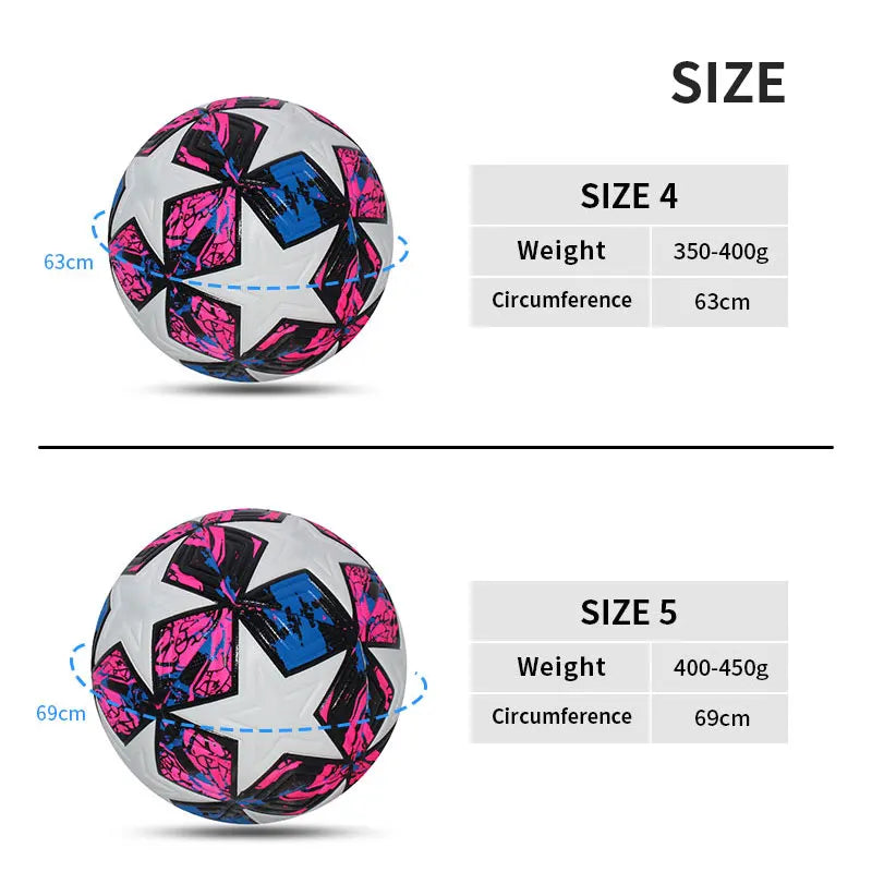 Professional Soccer Ball – Size 4 & 5