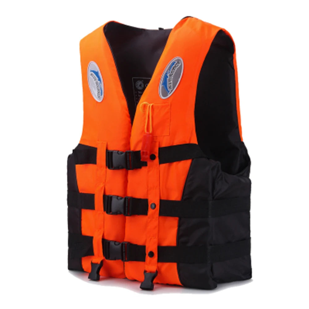 Adjustable Adult & Kids Life Jacket with Whistle