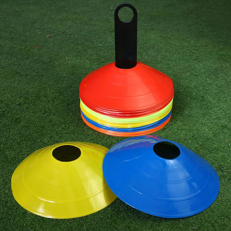 10Pcs Soccer Training Cones Set with Stand