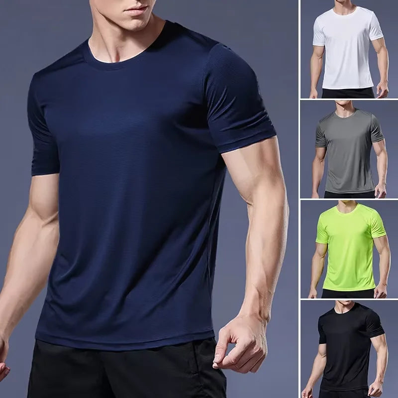 Men’s Quick-Dry Breathable Sports T-Shirt