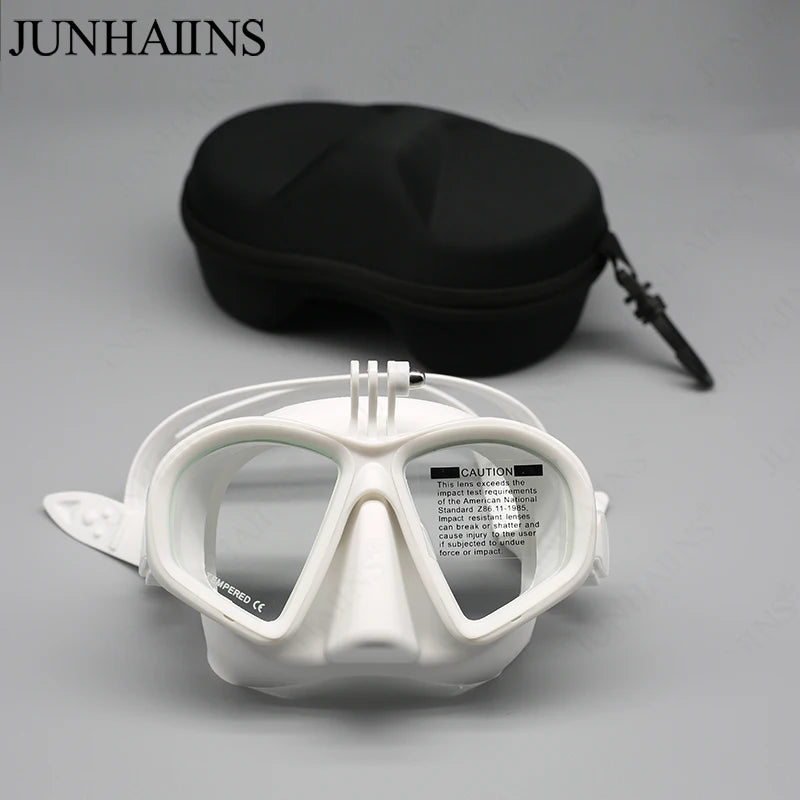 Low-Volume Freedive Mask with GoPro Mount – Black