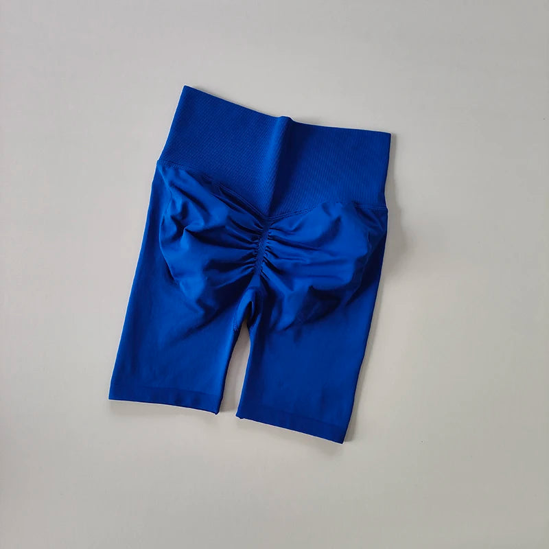 Women’s High Waist Yoga Shorts – Push Up & Quick Dry