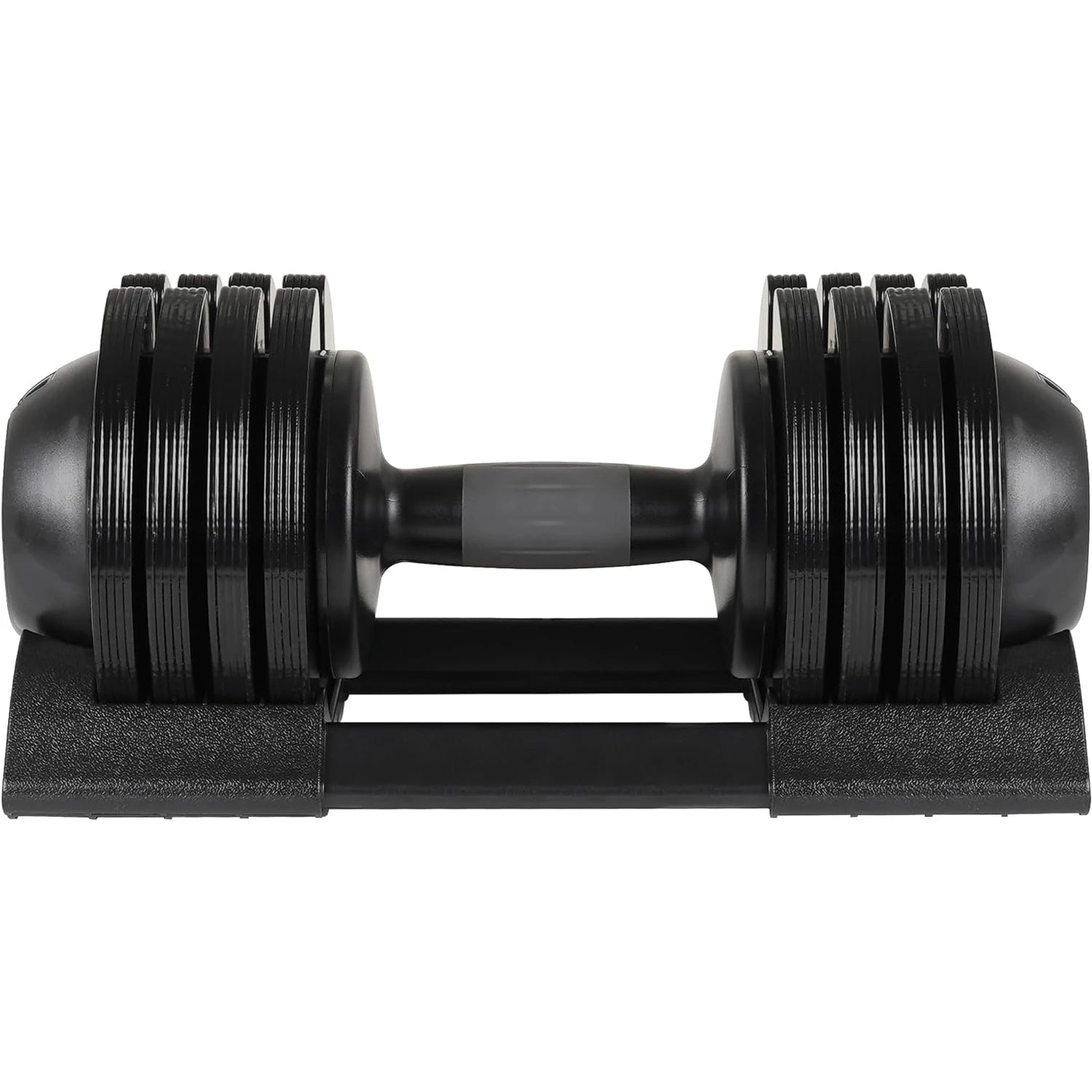 52lb Adjustable Steel Dumbbell with Tray