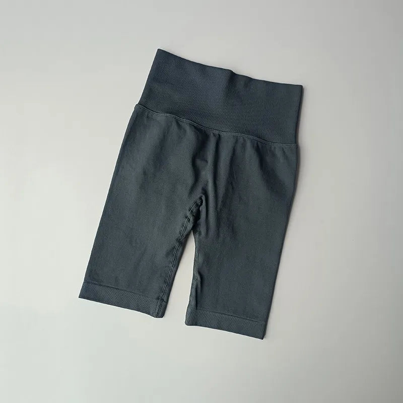 Women’s High Waist Yoga Shorts – Push Up & Quick Dry